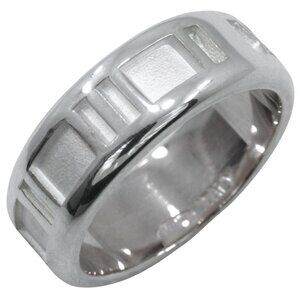 TIFFANY&Co. Atlas Ring Silver925 #6.0(US Size) 5.4g Women